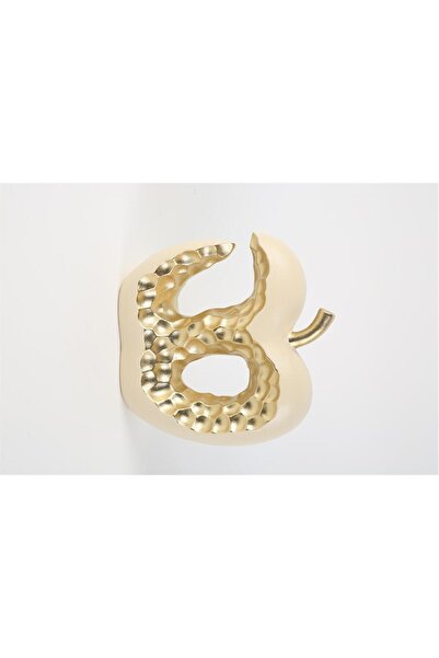 Vitale Krem Seramik Elma 23*9*24 cm AK.LA0076