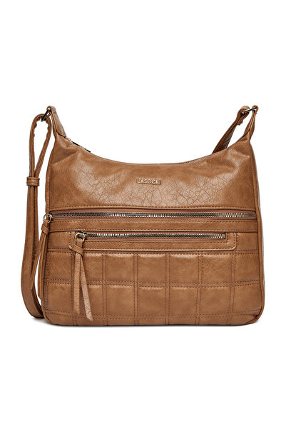 LASOCKI handbag for women brown C-LSK-L-010-08