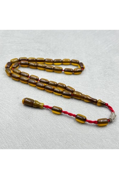 Tespih Çek Muhammed Dabbas Usta İşçilikli Şeffaf Osmanlı Benzetme Kapsül Kesi...