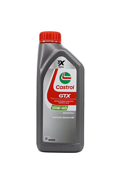CASTROL GTX 10W40 1 Lt Sentetik Motor Yağı