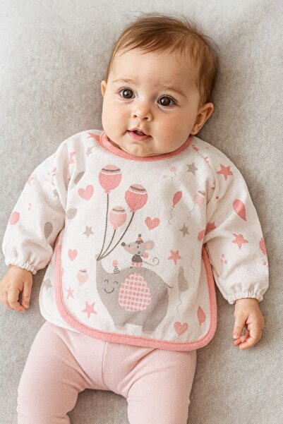 MYADA مريلة أطفال قابلة للارتداء ومقاومة للماء بنقشة الفيل