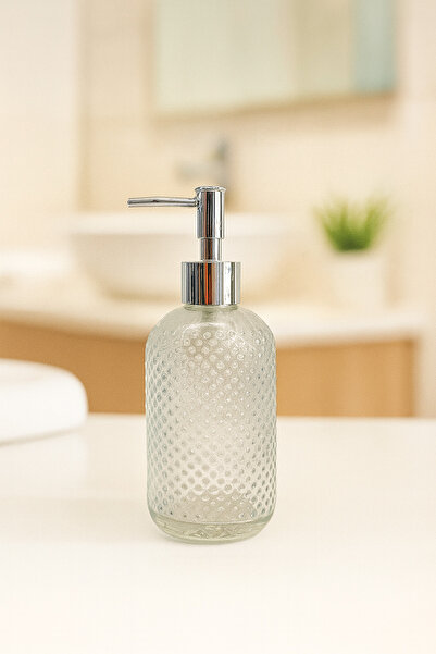 NZR Gümüş kapaklı sıvı sabunluk