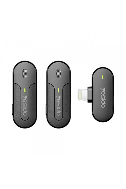 Yesido Lavaliera KR16, Lightning, Set 2 bucati, Neagra