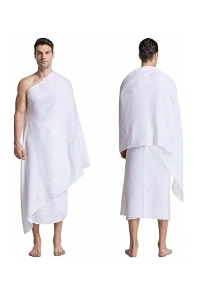 FULL JOY White 2-Piece Ihram Clothing Set for Men – Ideal for Hajj and Umrah