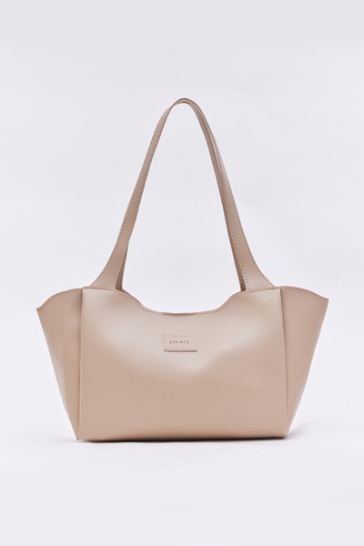 Shanta حقيبة يد وكتف نسائية من جلد صناعي كبير الحجم من مينك D45 مع إغلاق سريع...