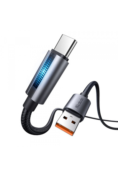 Mcdodo Cablu Date si Incarcare USB-A - USB-C CA-5180, 100W, 1.2m, Negru