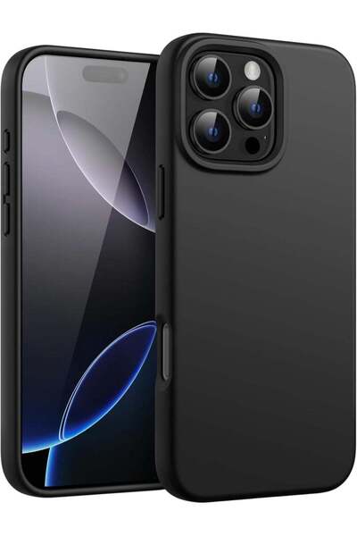 festive Silicone Case for iPhone 16 Pro Max, Silky Soft Touch Full-Body Protective Phone Case, Anti-Scratch