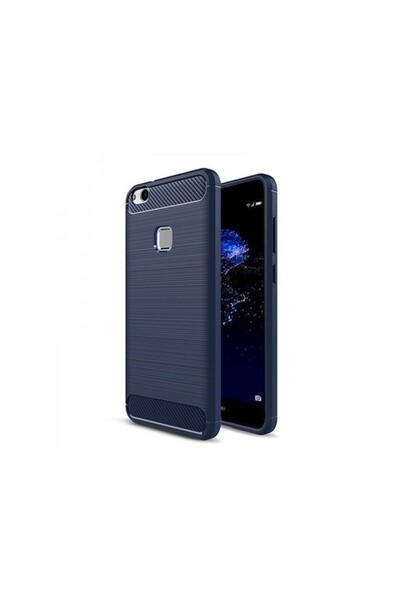 OEM Carbon Fiber cover compatible with Apple iPhone XS Max 6.5 Blue