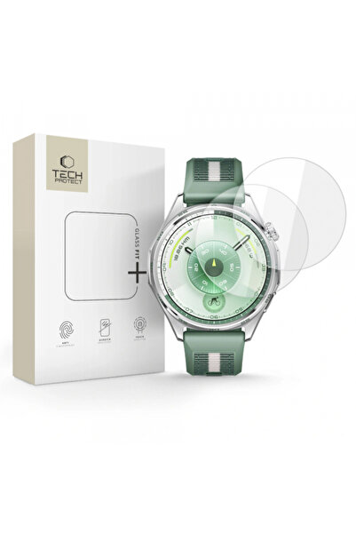 Tech-Protect Folie Protectie Fit+ pentru Huawei Watch GT 6 46mm, Set 2 bucati...