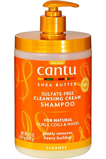 Cantu شامبو كريمي طبيعي لتنظيف الشعر بزبدة الشيا، 710 مل
