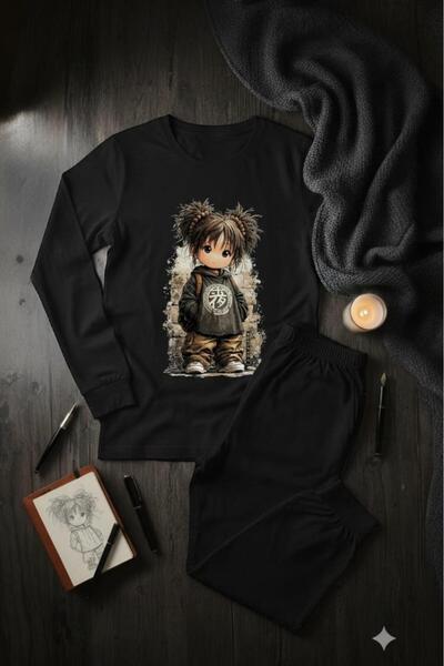 PEMBİŞ HOMEWEAR Women's Pajama Set Bambuuu Transitional -Sezm-11