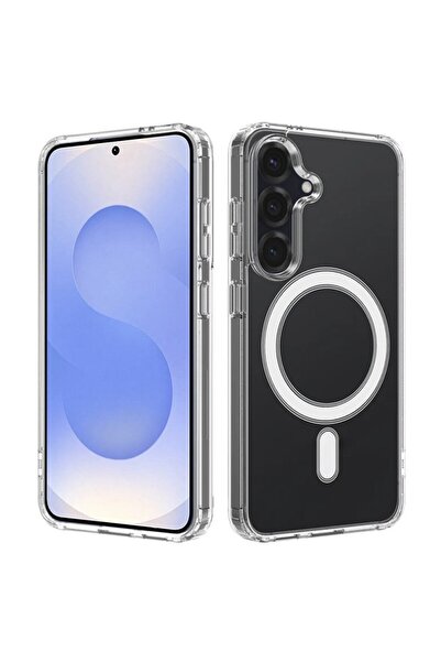 OEM Husa Clear Silicone MagSafe compatibil cu Samsung Galaxy S25, S931