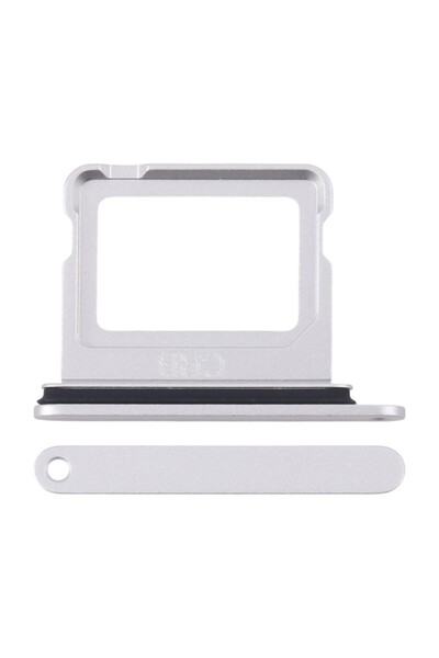 OEM White SIM Holder iPhone 16, iPhone 16 Plus