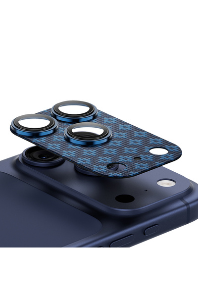 Benks iPhone 17 Pro Uyumlu ArmorWarrior ArmorGrid Serisi Kevlar Kamera Lens K...