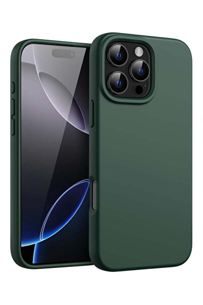 festive Silicone Case for iPhone 16 Pro Silky Soft Touch Full-Body Protective Phone Case, Anti-Scratch