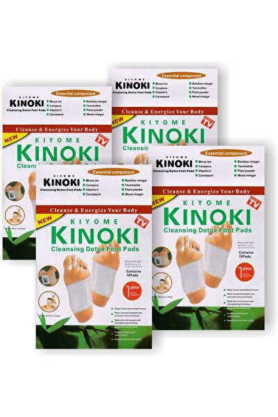 Kinoki Original Detox Foot Pads - Vital Plaster for Feet - Economy Pack of 5 = 50
