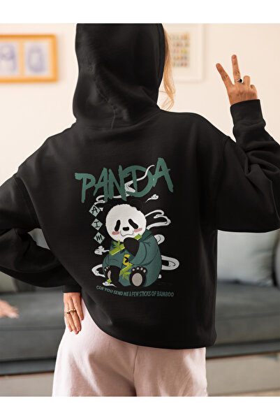 stil x Cute Pandas Printed Women's Sweatshirt
