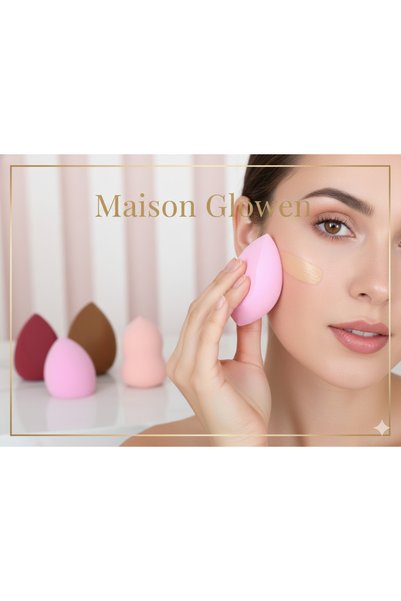 MAISON GLOWEN 4 Adet Makyaj Süngeri Ambalajında-büyük Boy