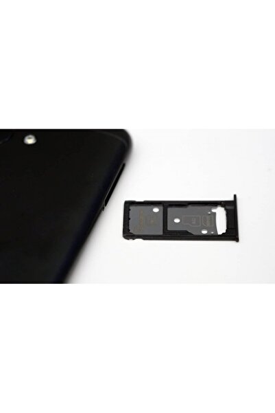 OEM Θήκη καρτών SIM για Huawei Y7 Prime μαύρη