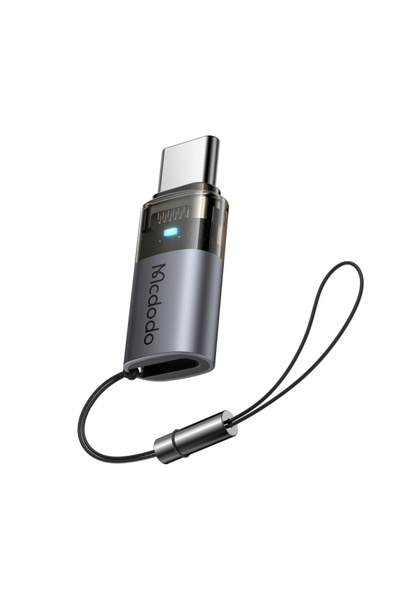 Mcdodo Adaptor Date si Incarcare Lightning - USB-C OT-7610, Negru