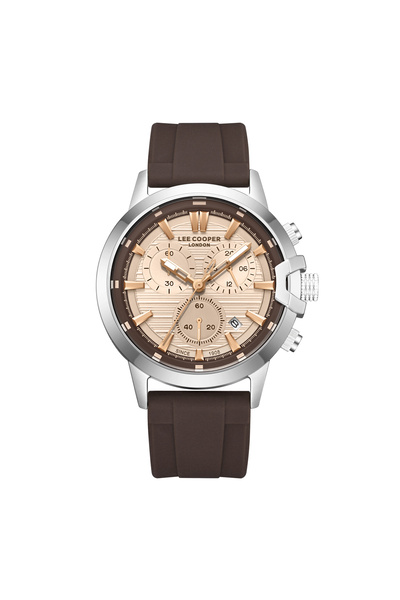 Lee Cooper Men's Multi Function SILVER Dial Watch - LC08267.332