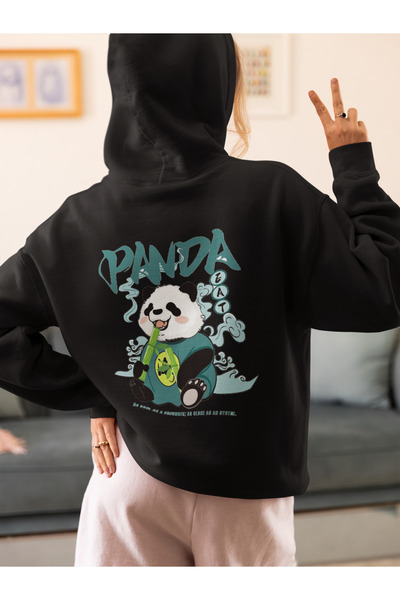 stil x Cute Pandas Printed Women's Sweatshirt