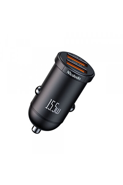 Mcdodo Incarcator Auto CC-2950 Cool, 15.5W, 3.1A, 2 x USB-A, Negru