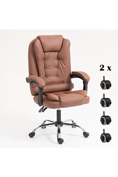 Kdhome Scaun de birou executiv ergonomic KD Home ErgoLux Regal Comfort, maro ...