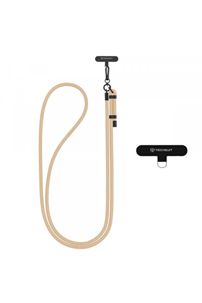 Techsuit Telephone Cord RCS1-08, Beige