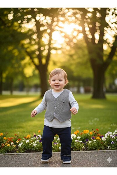 Pierre Cardin طقم بنطلون للأولاد طقم فيست