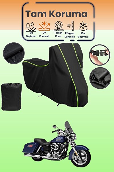 Dokaca Neo غطاء حماية متوافق مع دراجة نارية هارلي ديفيدسون داينا سويتشباك قما...