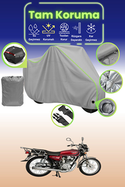 Dokaca Neo غطاء دراجة نارية رمادي نيون قماش مجدّل متوافق مع قفل وحقيبة خلفية ...