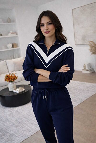 ŞIK VE MUTLU Paneled Modal Premium Double Team