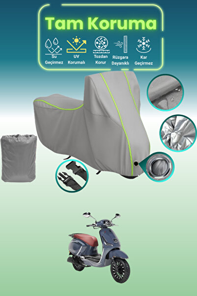 Dokaca Neo غطاء محرك متوافق مع غراي نيون قماش مجدّل كيلت RKS دارك بلو 125، غط...