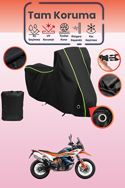 Dokaca Neo غطاء دراجة نارية متوافق مع KTM 890 Adventure متوافق مع قفل قماش مج...