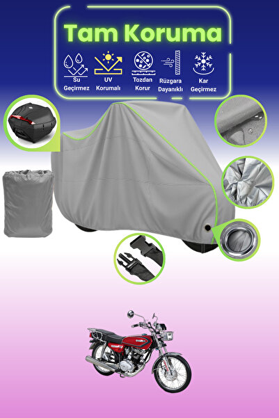 Dokaca Neo غطاء دراجة نارية رمادي نيون قماش مجدّل متوافق مع Kuba Cheetah 50R ...