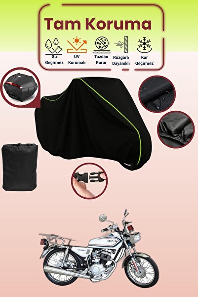 Dokaca Neo حقيبة خلفية سوداء نيون قماش مجدّل متوافقة مع قماش دراجة نارية متوا...