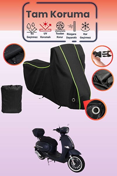 Dokaca Neo غطاء دراجة نارية متوافق مع أرورا كابتشينو 125، غطاء واقي أسود نيون...