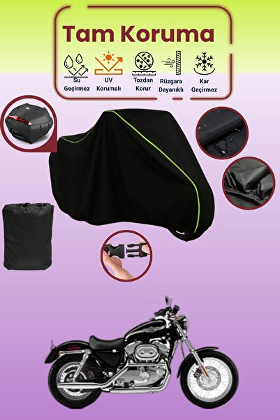 Dokaca Neo حقيبة خلفية باللون الأسود النيون قماش مجدّل متوافقة مع دراجة نارية...