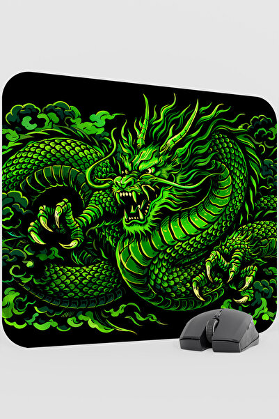 mousepad bastir Dragon Green V3 48X40 XL Gaming Rubber Non-Slip Base Mouse Pad Mouse Mat