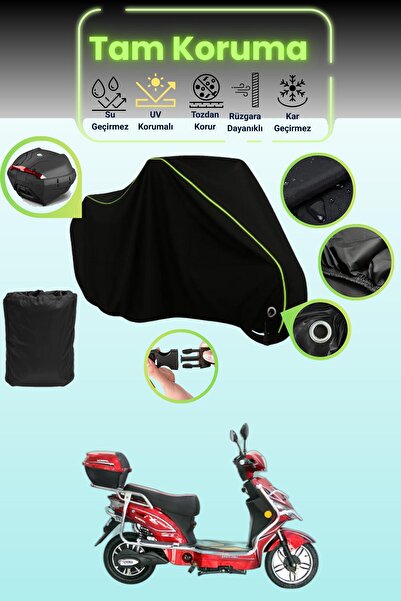 Dokaca Neo حقيبة خلفية وقفل أسود نيون قماش مجدّل متوافقة مع كينج موتور KR-41 ...