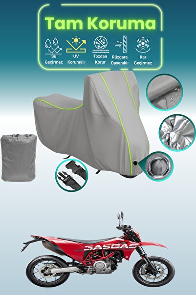 Dokaca Neo غطاء محرك متوافق مع غاز غاز SM 700 باللون الرمادي النيون قماش مجدّ...