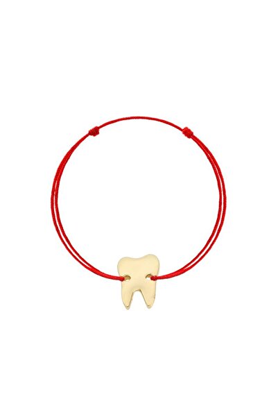 Bijuteria SORELLY Brățară din lanț de argint cu dinte placat cu aur de 14k