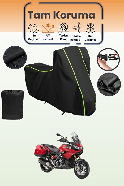 Dokaca Neo غطاء حماية متوافق مع حزمة السفر من Black Neon قماش مجدّل Aprilia C...