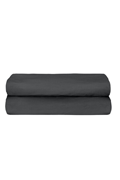 Altınbaşak Freesia Single Ranforce Fitted Sheet 120X200+35 cm Anthracite