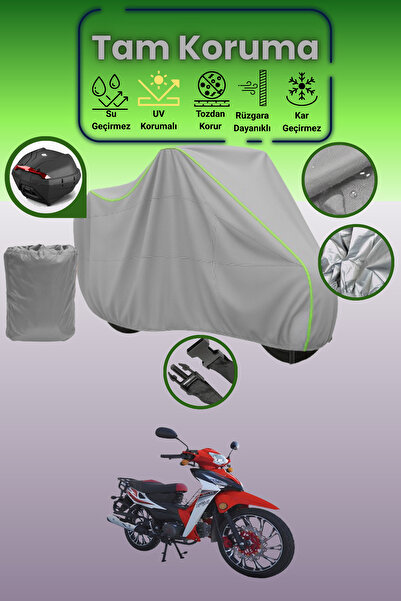 Dokaca Neo Gray Neon Corded Fabric Rear Bag Compatible Motolux Africa Wolf Co...