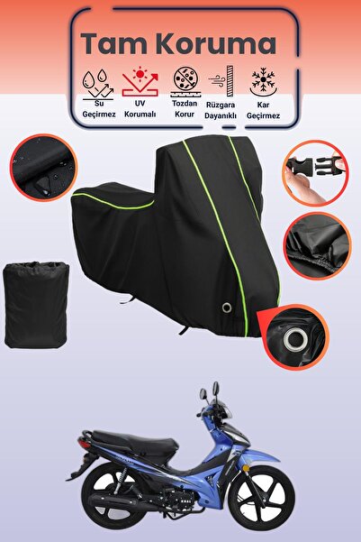 Dokaca Neo غطاء دراجة نارية متوافق مع كينج موتور KR-50 كابيلا، غطاء واقي من م...