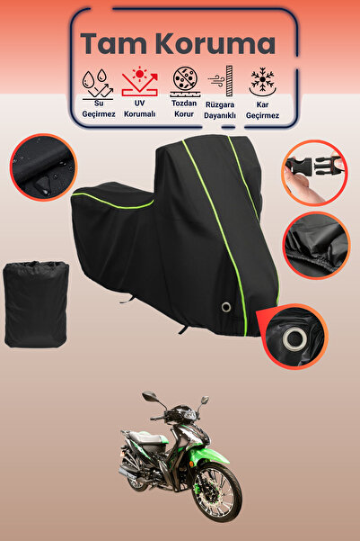 Dokaca Neo غطاء دراجة نارية متوافق مع أرورا سمارت قماش مجدّل متوافق مع غطاء د...