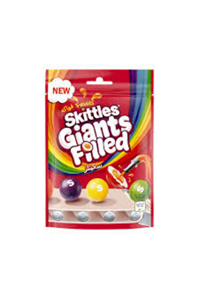 Skittles Giants Filled Dolgulu Meyveli Şeker Büyük Boy 125 g