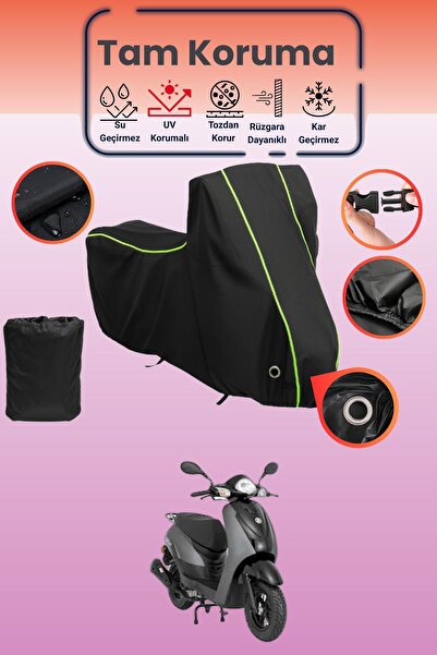 Dokaca Neo غطاء دراجة نارية متوافق مع موديل قماش مجدّل من مونديال 50 بي ستريت...